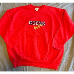 Guess Knit Sweater Hip Hop New Y2K NWT Vintage